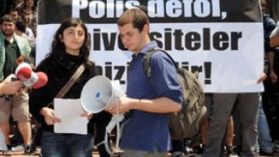 Yıldız Teknik'te polise protesto