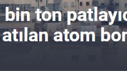 Gazze'de 12 bin ton patlayıcı kullandı: Hiroşima'ya atılan atom bombasının gücüne eşdeğer