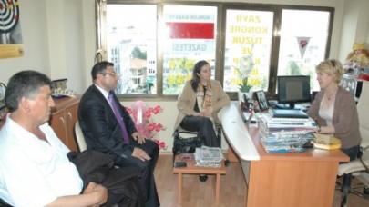 Karakaş ve Kaynarca’dan gazetemize ziyaret