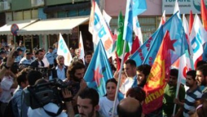 Denizli'de Hopa protestosu