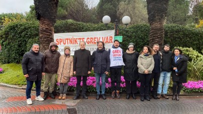 Sputnik grevine sanat desteği