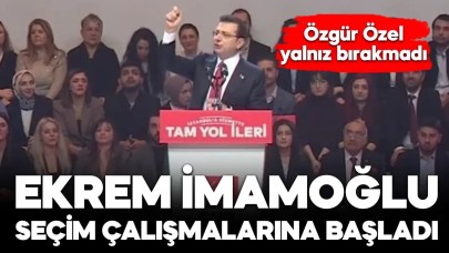 CHP İstanbul’da seçim çalışmalarını başlatıyor! İmamoğlu adaylığını açıkladı