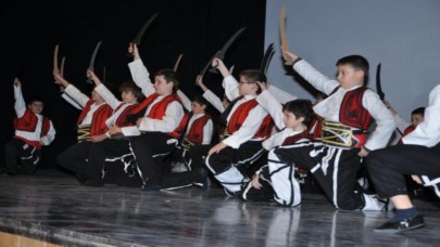 Minikler Çanakkale ruhunu canlandırdılar