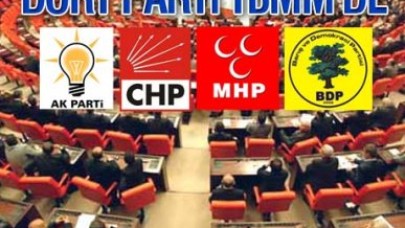 Meclis yine dört partili olacak