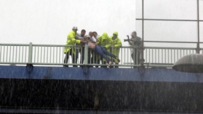 Azrail'in elinden son anda kurtarıldı