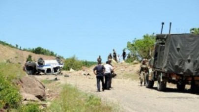 Tunceli'nin Nazımiye yolunda patlama