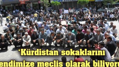 Hakkari'de Hatip Dicle protestosu