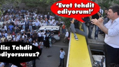 Gergin yürüyüş, polis havaya ateş açtı