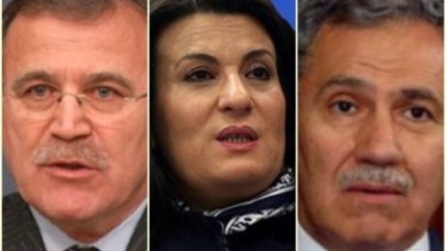 Şahin, Çubukçu ve Arınç aday olmayacak