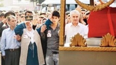 Şehidi uğurladılar