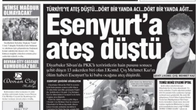 Esenyurt’un bağrına ateş düştü…