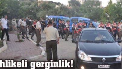 Germencik'te tehlikeli gerginlik