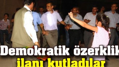Şırnak'ta 'demokratik özerklik' ilanı kutlandı