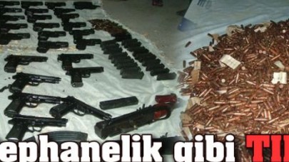 Nusaybin'de cephane yüklü TIR