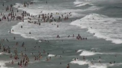 Ramazan öncesi plajlar doldu taştı