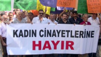 Kadın cinayetleri için yürüdüler