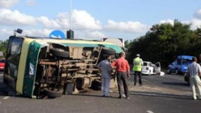 Tekirdağ'da kaza: 9 asker yaralı