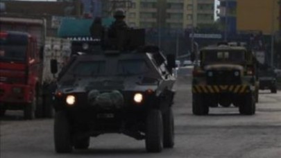 Askeri konvoya roketli saldırı