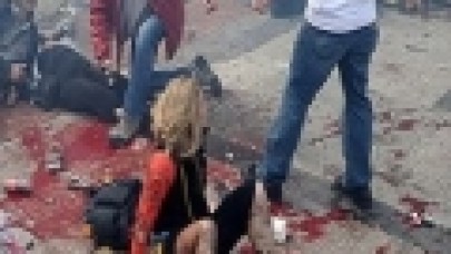 BOSTON'DAKİ PATLAMA ANI AMATÖR KAMERADA