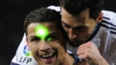 Cristiano Ronaldo'nun Lazerle İmtihanı.