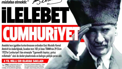 Cumhuriyet Bayramı yurt genelinde coşkuyla kutlanıyor!