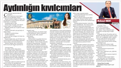 Cumhuriyeti gençlerimizden de dinleyelim.