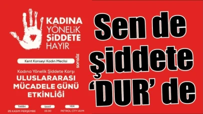 Üsküdar'da ''Ses ver şiddete dur de'' etkinliği düzenlenecek