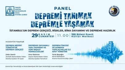 Kartal Belediyesi’nden “Depremi Tanımak, Depremle Yaşamak” Paneli