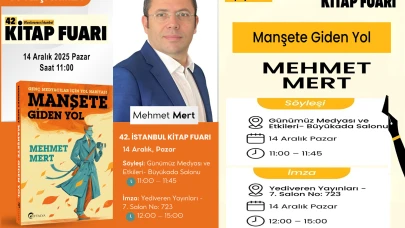 Mehmet Mert TÜYAP'ta okurlarıyla buluşacak