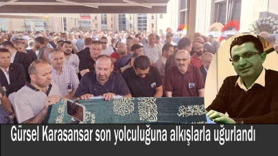 Gürsel Karasansar son yolculuğuna alkışlarla uğurlandı