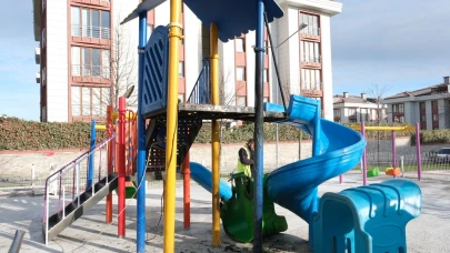 Büyükçekmece'de Çocuk Parkı’nı yaktılar