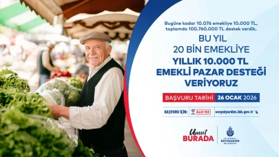 İBB emekli pazar desteği başvuruları başladı