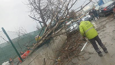 İBB ekipleri fırtına ve sağanak yağışa karşı alarmda