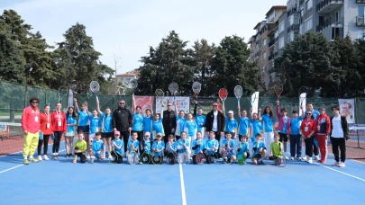 Büyükçekmece’de tenis şöleni