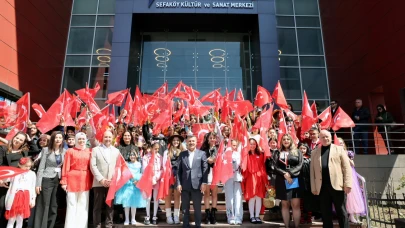 Çocuklar hayal gücünü sanatla buluşturdu