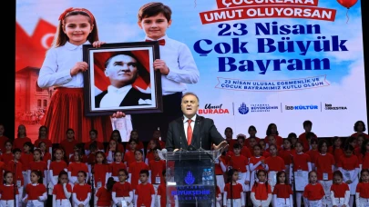 İstanbul 23 Nisan'ı Harbiye'de Kutladı