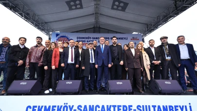 ÇEKMEKÖY-SANCAKTEPE-SULTANBEYLİ METRO HATTI 2. ETAP TÖRENLE AÇILDI