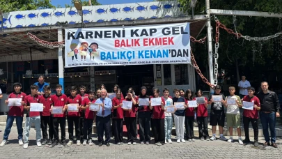 Karnesini alan BALIKÇI KENAN’a koştu