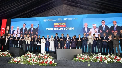 Beykoz’da Tarihi Gün: 1071 Hak Sahibi Tapusuna Kavuştu