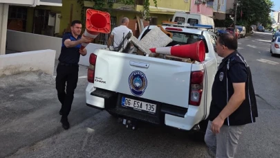 Maltepe'de Kaldırım İşgali Denetimi