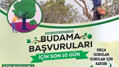 Çatalca'da Budama Çalışmaları İçin Başvurular Başladı