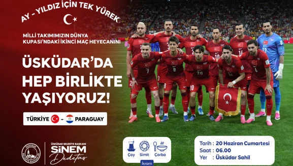 AY YILDIZ İÇİN TEK YÜREK: ÜSKÜDAR’DA MİLLİ HEYECAN