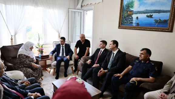 15 Temmuz Demokrasi ve Millî Birlik Günü'nde Şehit Ailesine Anlamlı Ziyaret