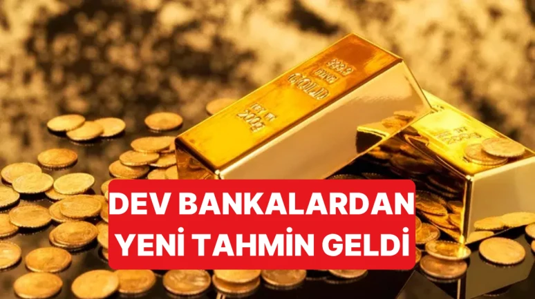 Sert düşüşü sonrası dev bankalar altın tahminini güncelledi
