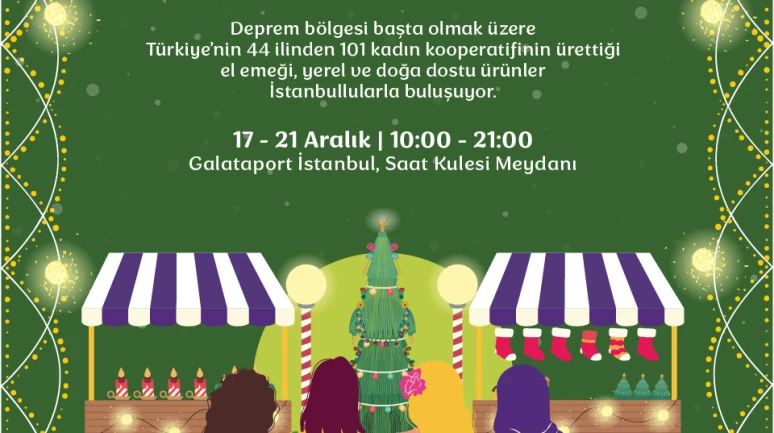 Kadın Kooperatifleri El Emeği ve Yöresel Ürünleri ile bu yıl da Nahıl Yılbaşı Alışveriş Şenliği’nde buluşuyor