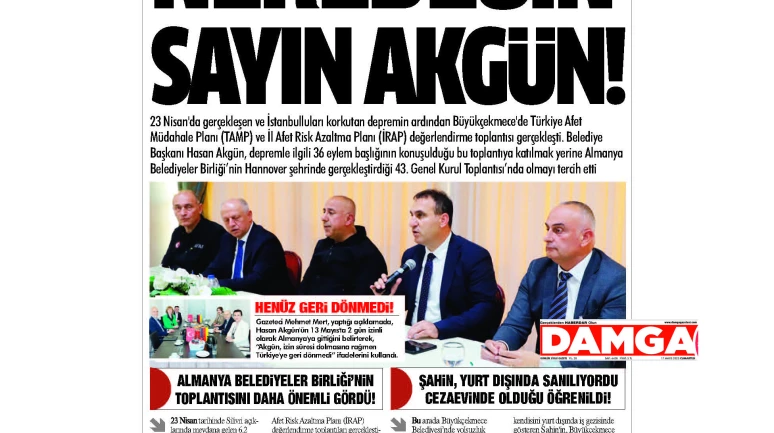 Hasan Akgün Almanya'ya gitti dönmedi!