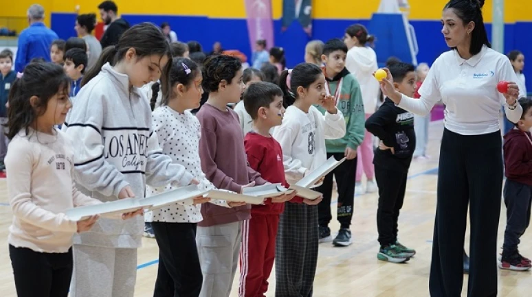 Çocuklar tatilin tadını sporla çıkardı