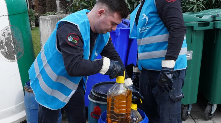 Beylikdüzü’nde atık yağlar hediye çekine dönüşüyor