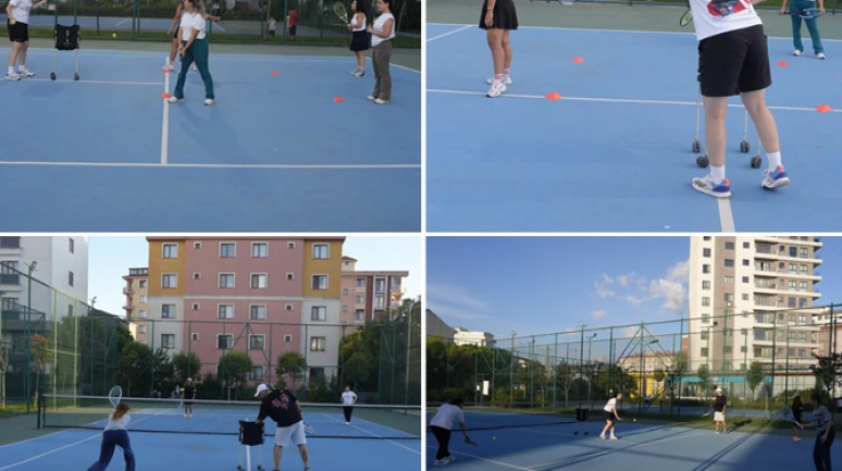Kartal Belediyesi'nin Tenis Eğitimleri Devam Ediyor