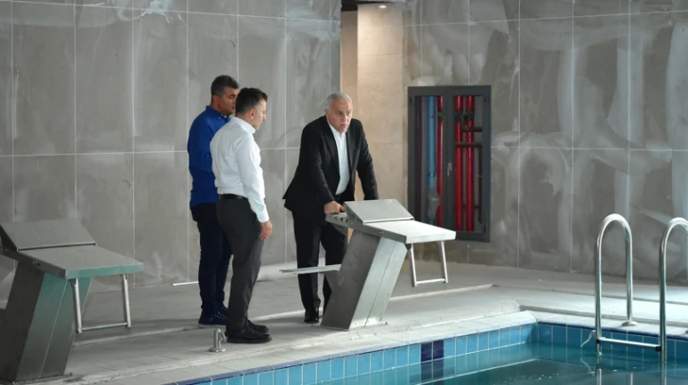 Başkan Turan, Yakında Açılacak Mimar Sinan Spor Kompleksi'ni İnceledi
